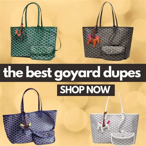 goyard replica tote bag|best goyard bag dupes.